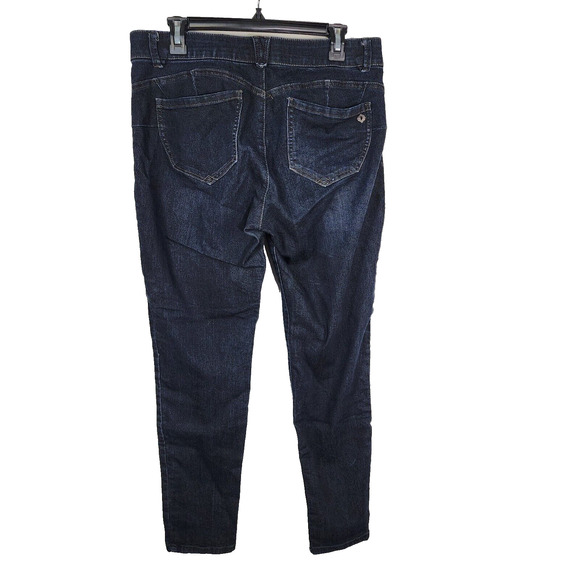Democracy AB Solution Womens Jegging Jeans 12 Indigo Booty Lift Mid Rise Stretch - Picture 2 of 9